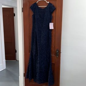 Navy Mother of the Bride Dress